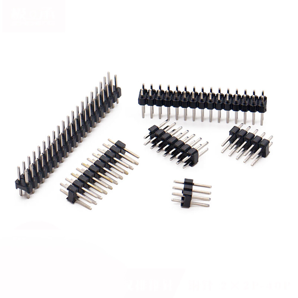 (2 x 2P – 40P) 2.54mm Pin Straight Male Double Row Pin Header Strip