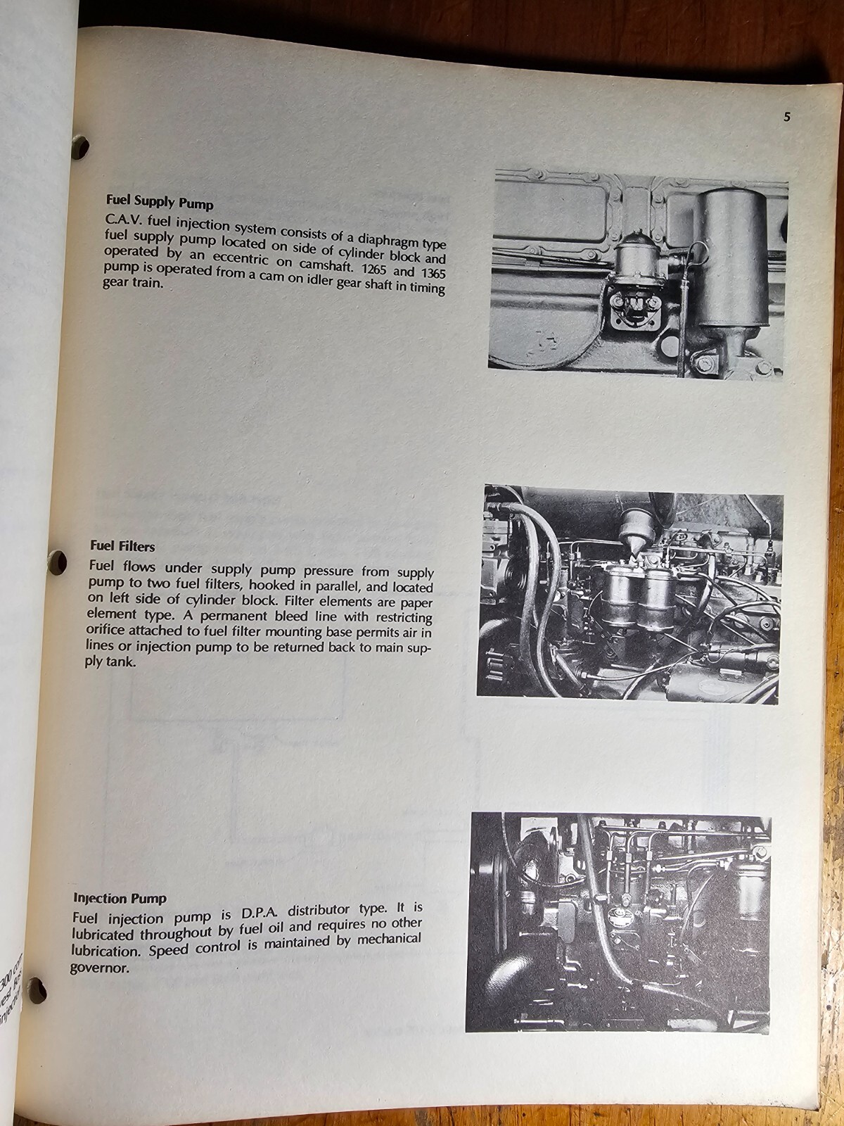 White CAV Fuel System on 2-105 7300 8600 8800 1265 1270 1365 1370 Service Manual