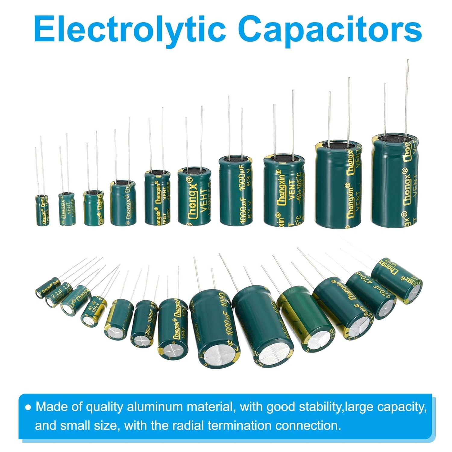 450V 10uF 10x17mm Aluminum High Frequency Electrolytic Capacitor Lot 10Pcs TV