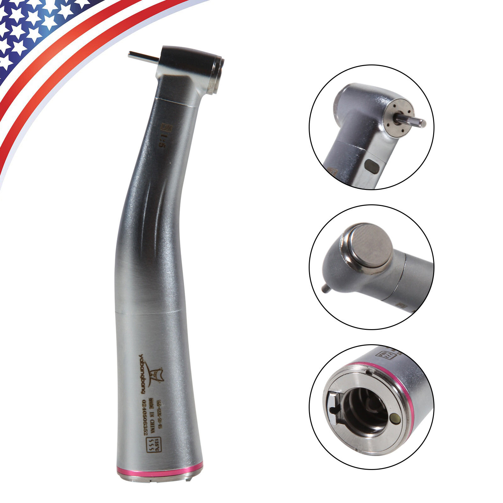 12PCS Dental White Stone High Speed Polishing Burs FG Flame Aluminum Oxide USA