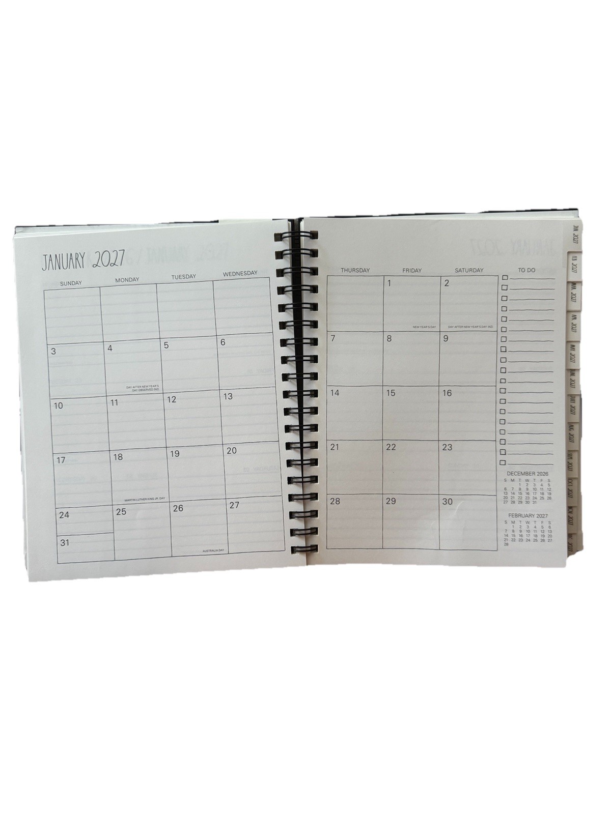 2027 Planner Rae Dunn Make It Happen 17 Months Aug 2026- Dec 2027 Pink 10×8”