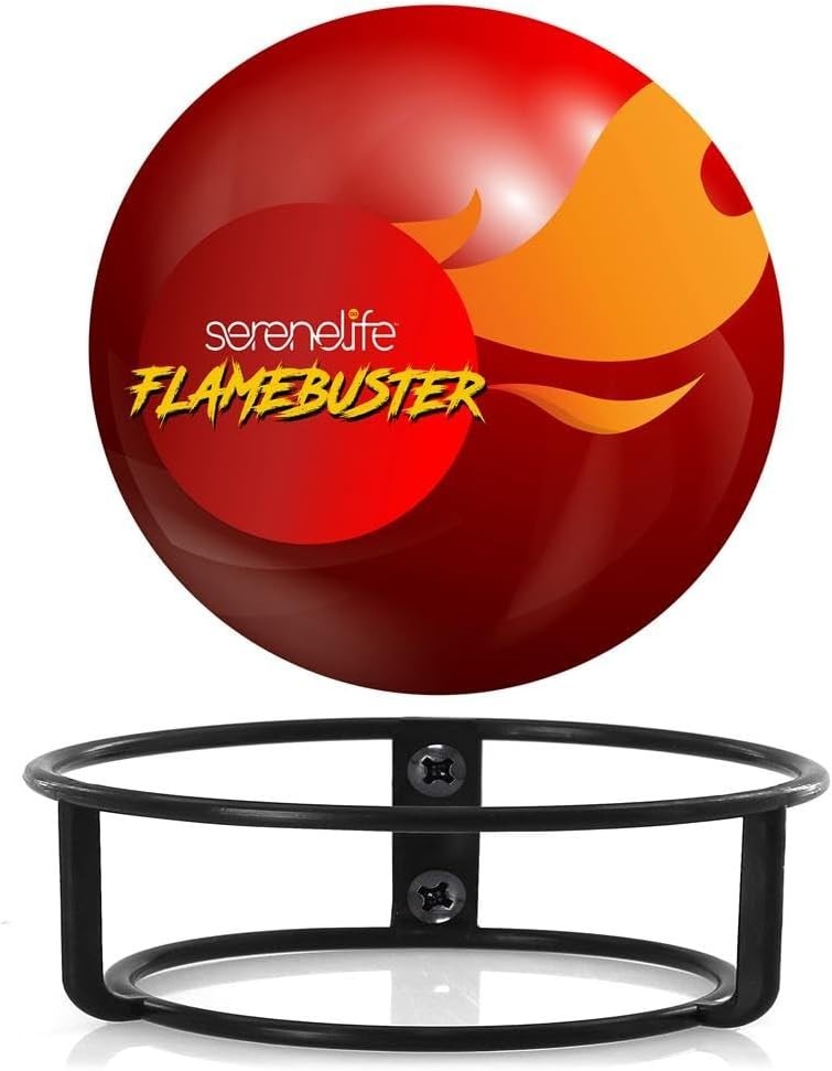 SereneLifeHome Flamebuster With Mounting Bracket, Lightweight, Portable