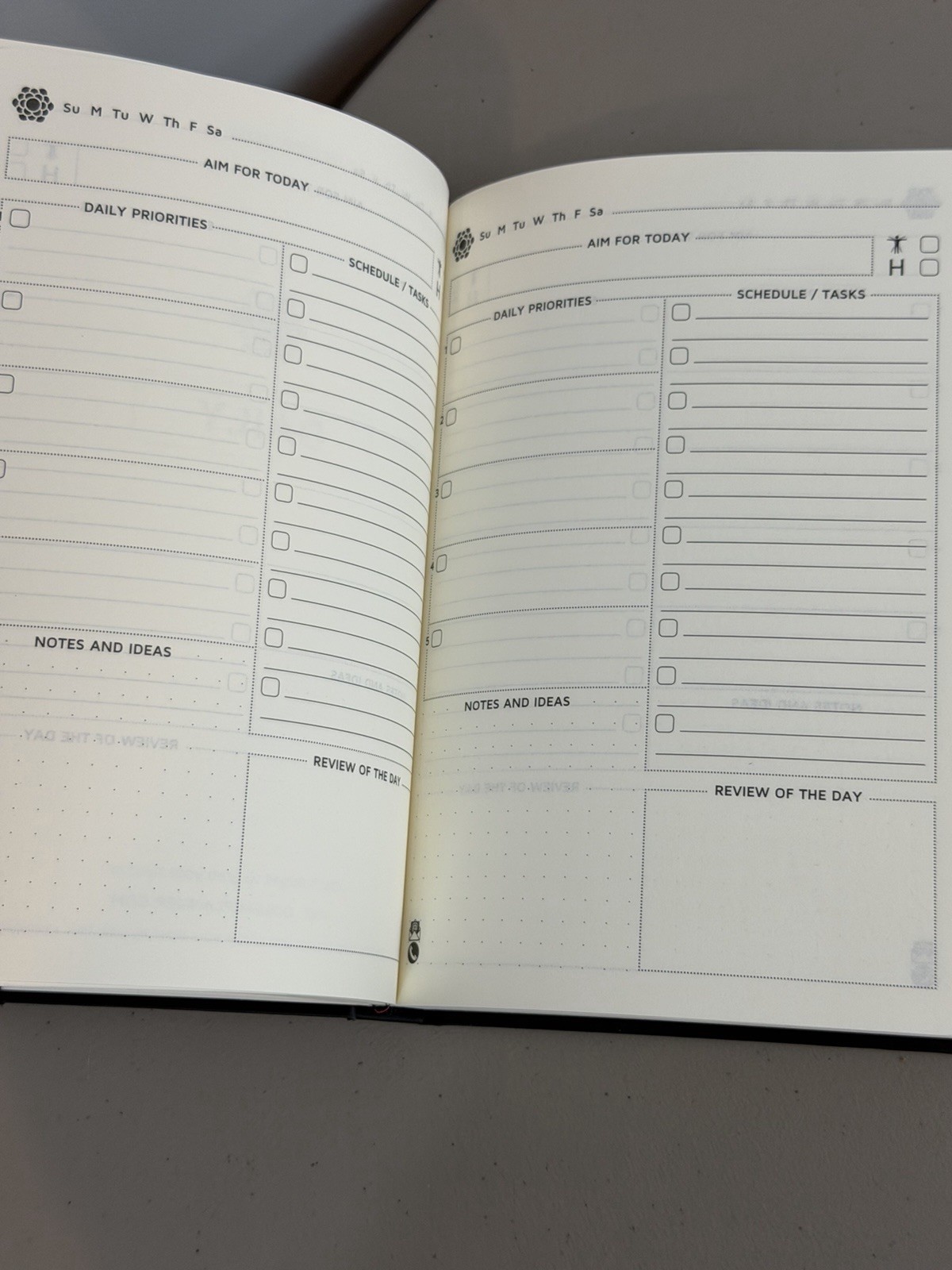 Panda Planner Cossa Planner Daily Monthly Weekly Undated Lot of 2