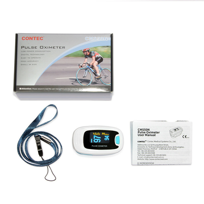 Contec Finger Pulse Oximeter Spo2 Monitor Blood Oxygen Meter+bag ,100% Warranty
