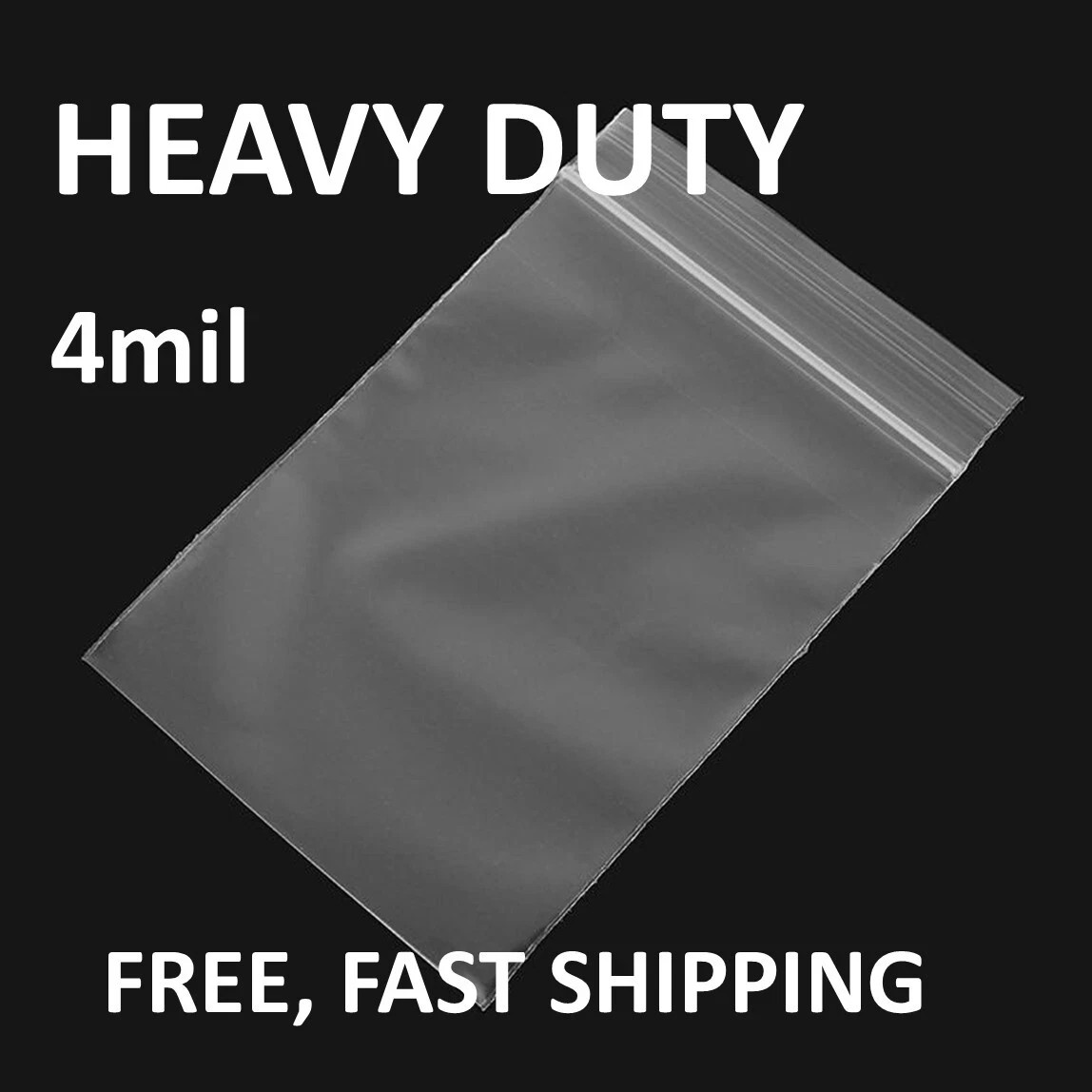 👉 Reloc Zippit Clear Reclosable Zip Bags | 2-6 Mil | 2×3–15×18 | 250-1000 Ct