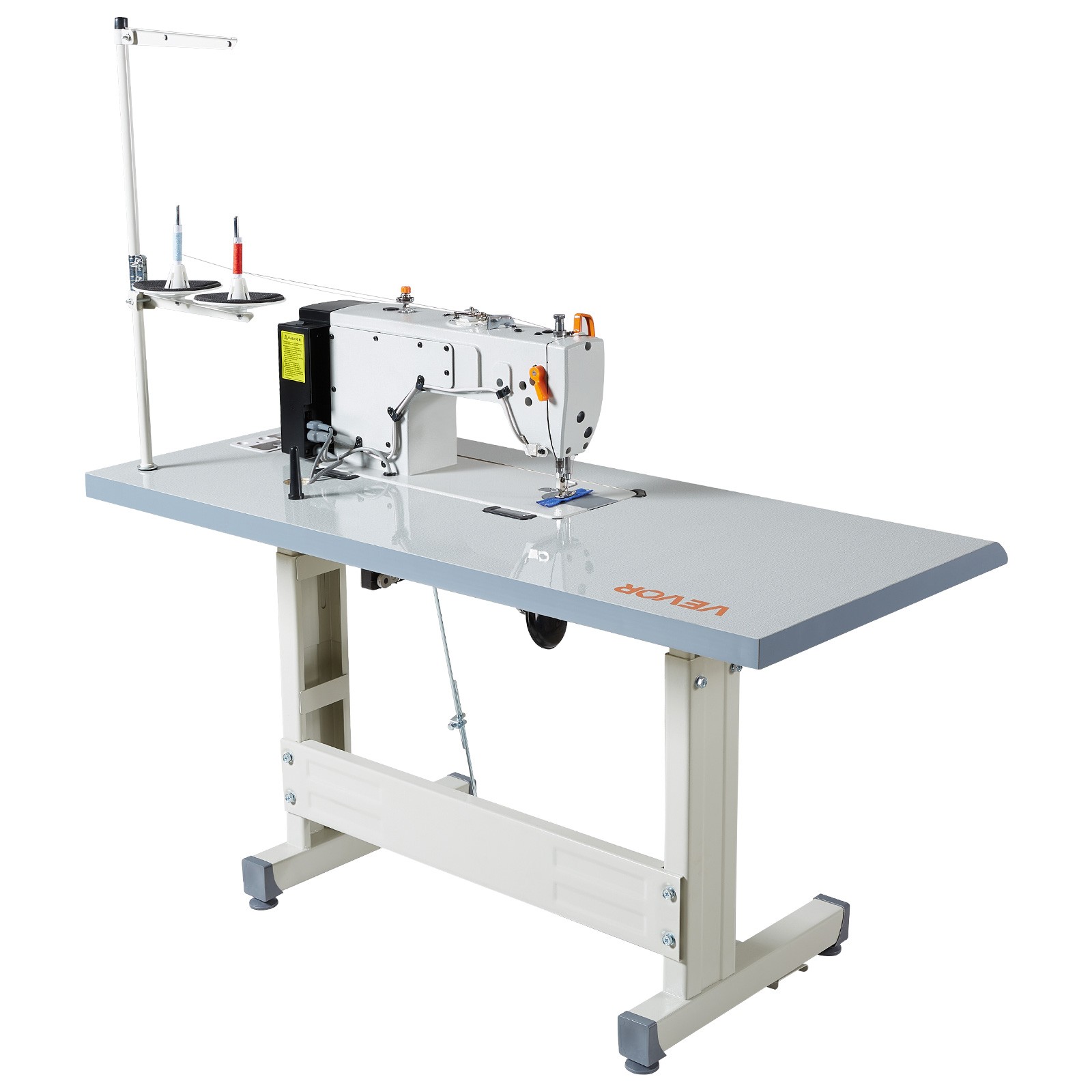 VEVOR Industrial Sewing Machine Lockstitch Sewing Machine Set 550W Servo Motor