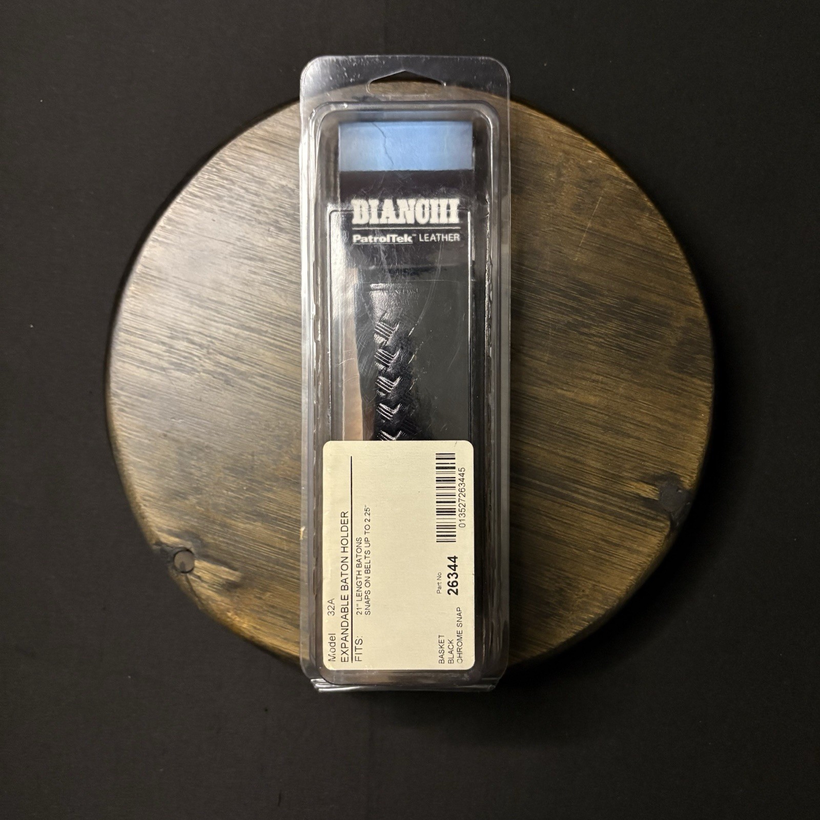 Bianchi Baton Holder 32A For 21″ Expandable Basketweave Leather 2.25″ Loop