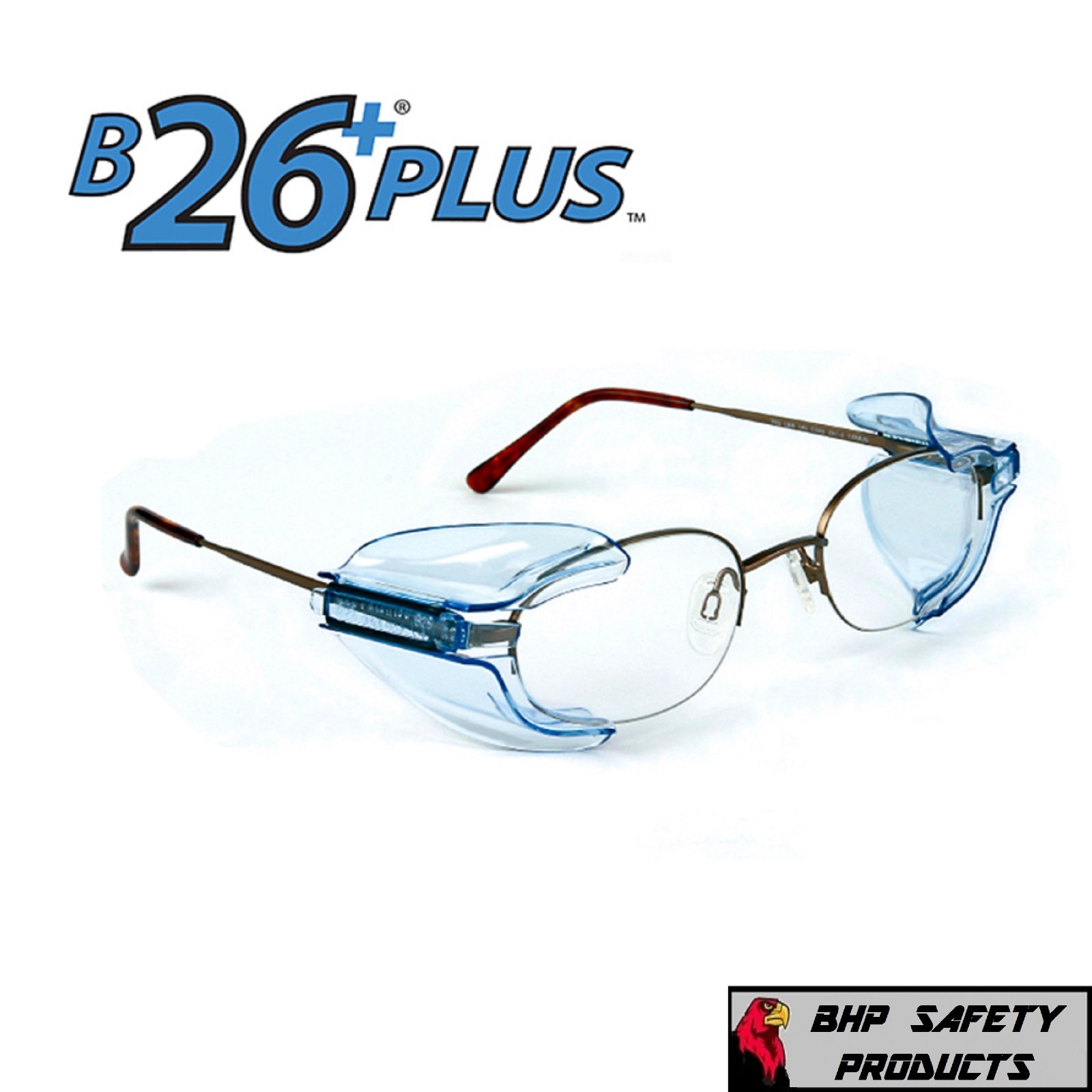 (10 PAIR B26+/10 PAIR B52+) COMPLIANCE PACK SAFETY SIDE SHIELDS FOR RX GLASSES