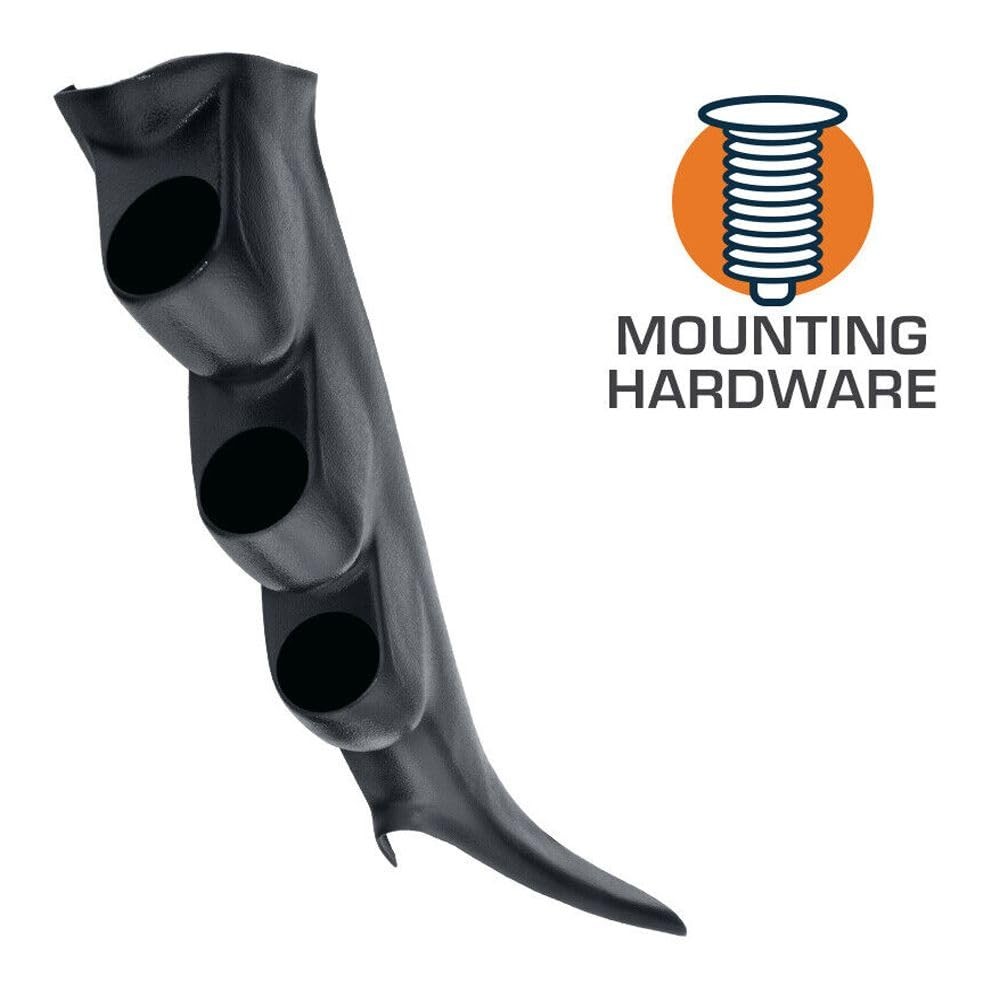 Triple 52mm Pillar 00-06 Silverado/Sierra 1500 2500 1500HD 07 Classic HD