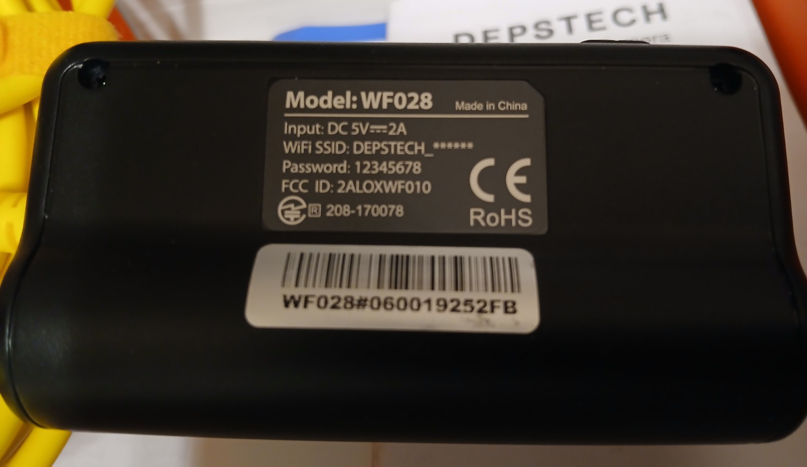 DEPSTECH Wireless Endoscope Semi-Rigid HD Inspection Camera Borescope
