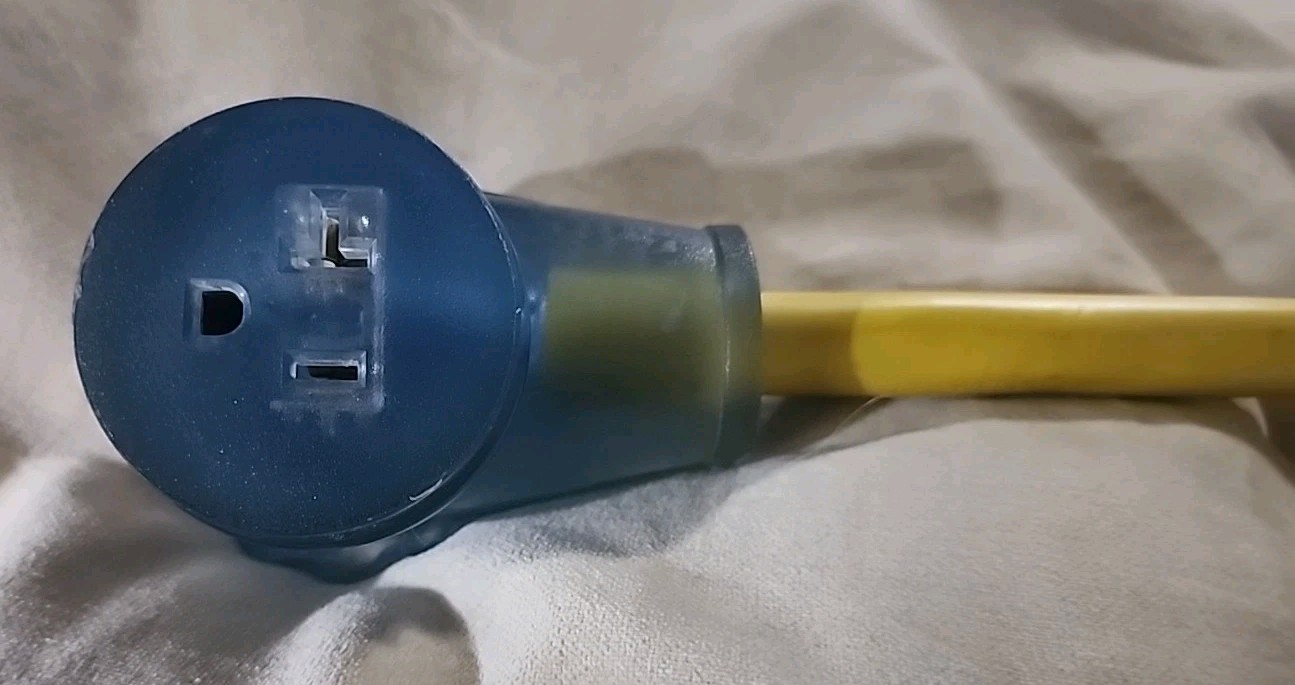 Conntek 14340 30Amp RV to 15/20Amp Pigtail Adapter