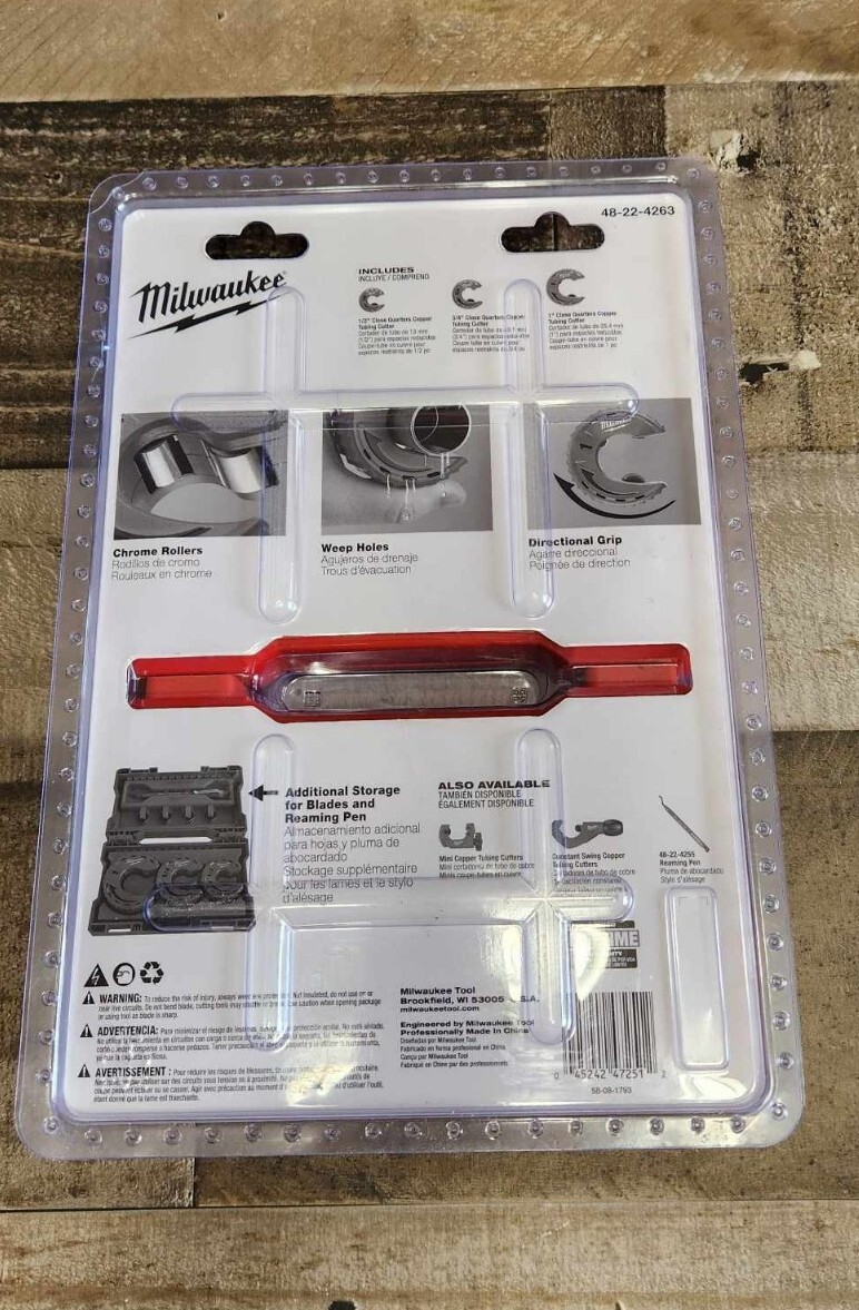 Milwaukee Close Quarters Tubing Cutter Set (3-Piece) 48-22-4263