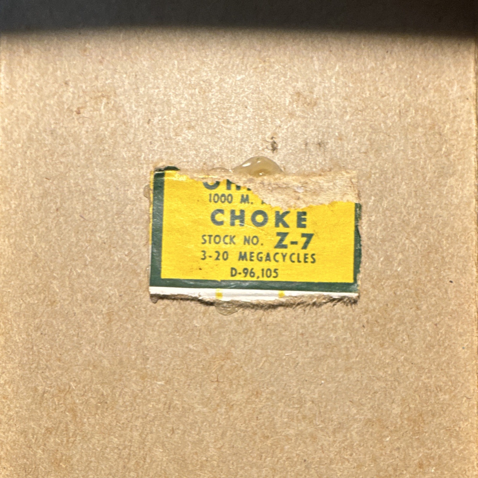Ohmite Chokes Lot Z-7 Z-14 Z-28 Z-50 Z-144 Z-235 Z460 Untested