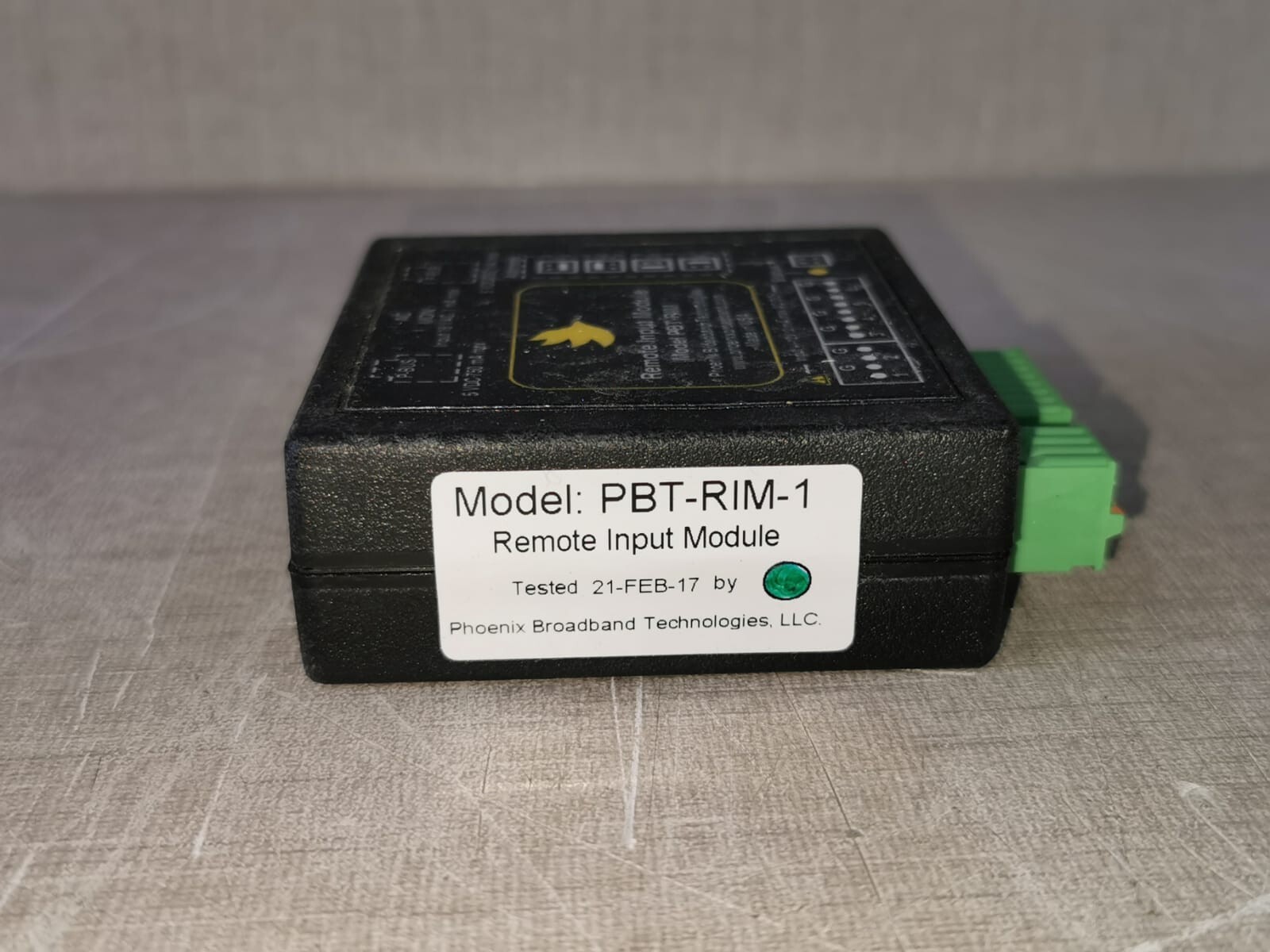 Phoenix Broadband Technologies PBT-RIM / PBT-RIM-1 Remote Input Module