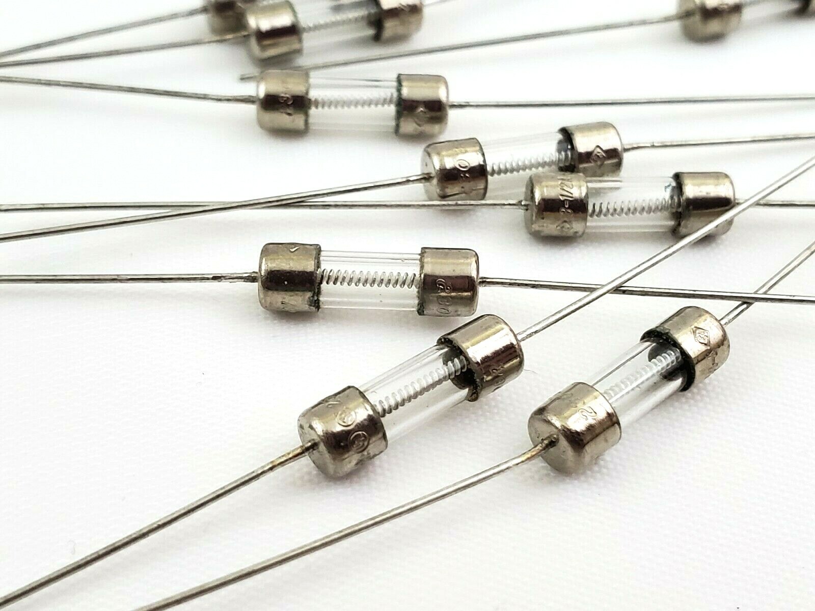 Box of 100 Littelfuse 2AG 3.5 Amp 250V Pigtail Glass Fuses 5×15 mm Slow Blow