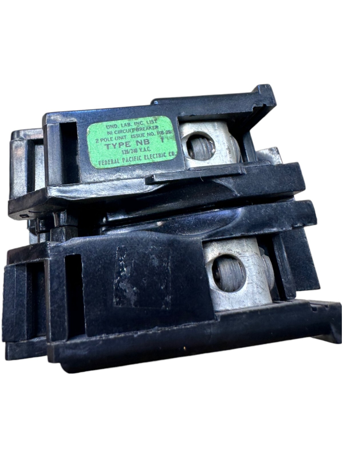 Federal Pacific Electric Type NB 2-Pole, 20A Circuit Breaker 2P20 **SALE**