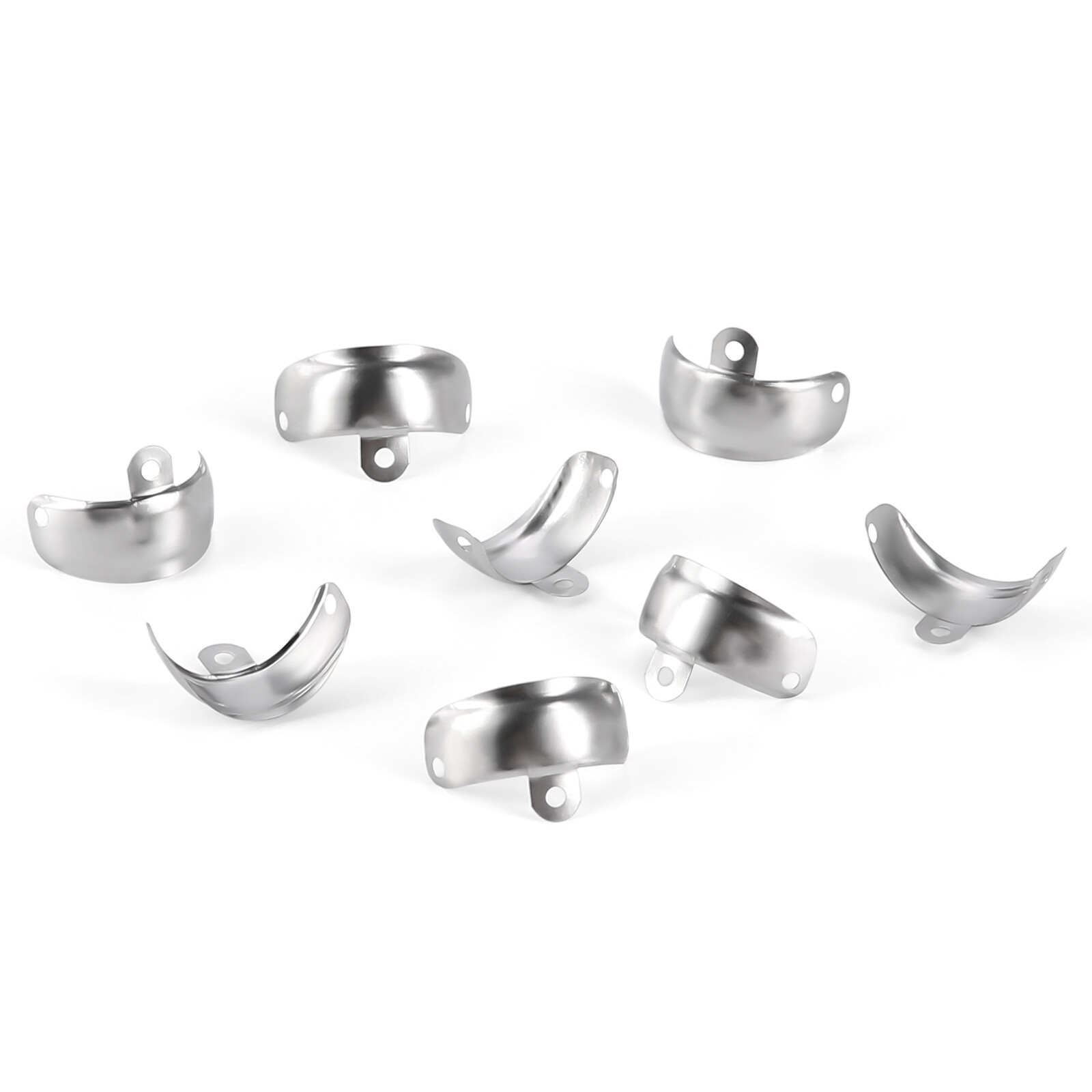 JMU Dental Contoured Matrix Sectional Band Deciduou/Premolar/Molar Matrice 50PCS