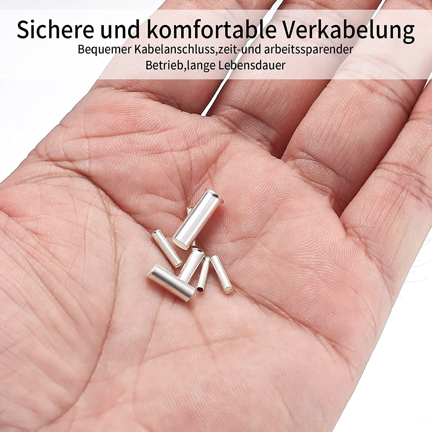 650 Pcs 7 Sizes Wire Ferrules Kit, Tinned Copper Crimp Connectors, 22-18 AWG 16-