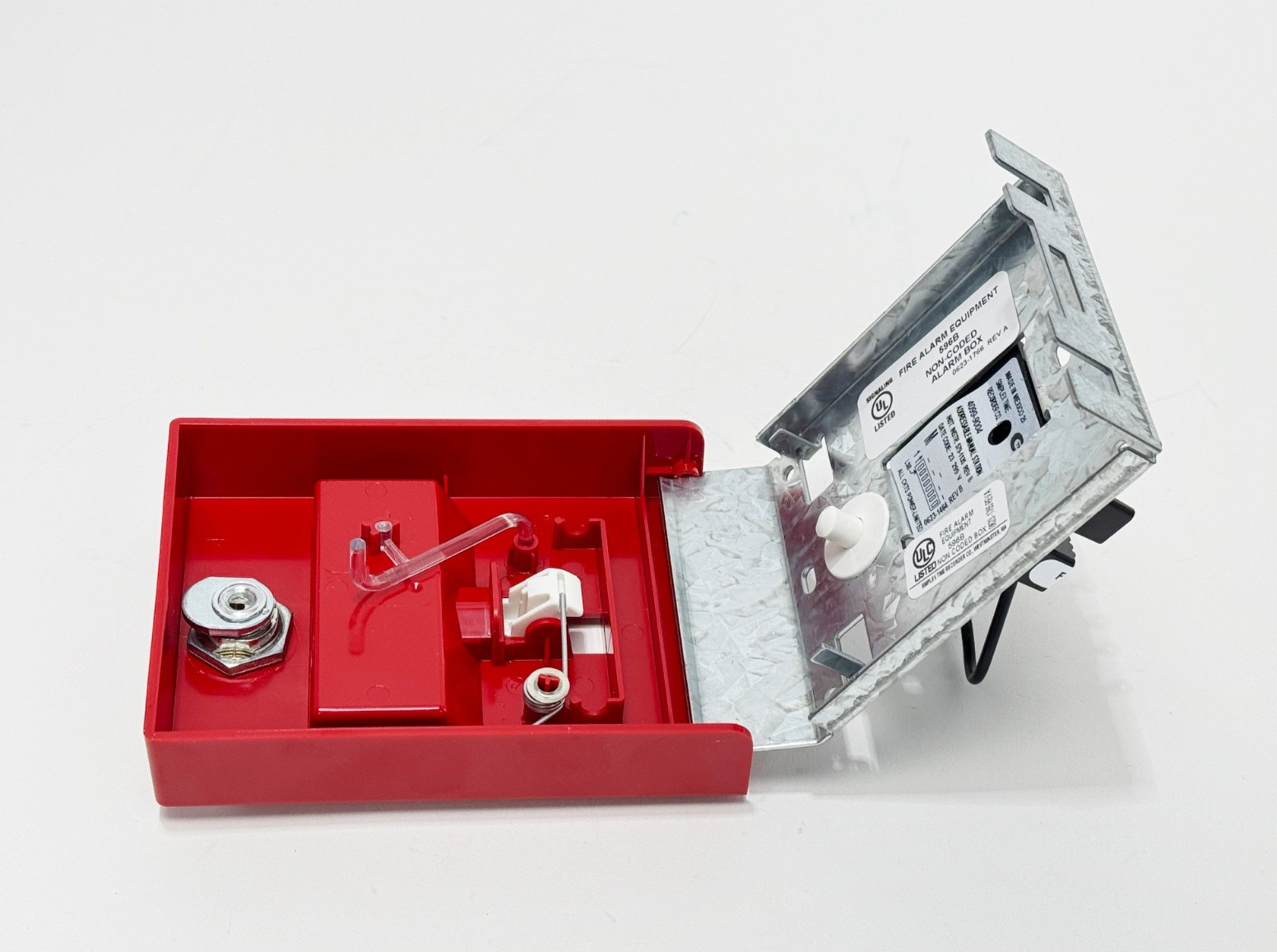 NEW SIMPLEX 06501205 RED Fire Alarm Manual Pull Station-LED SA ADDR 4099-9004