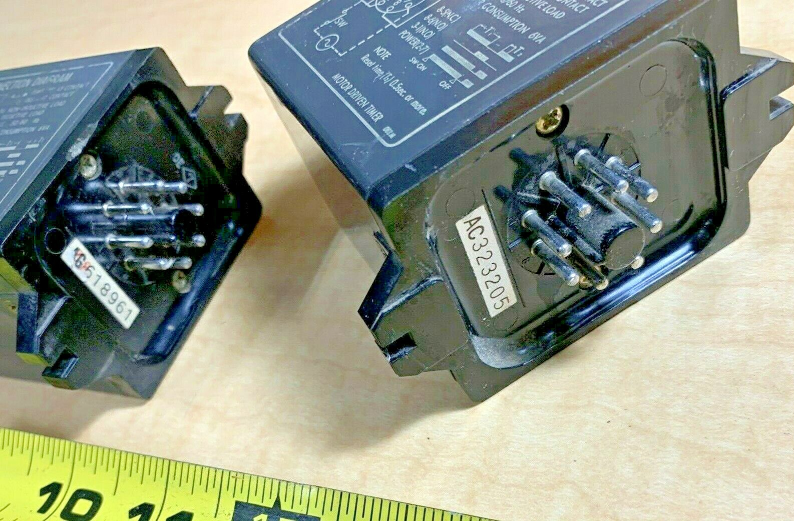 Lot of 2) Omron STP-N Subminy Timer – Adjustable 0-6 Minutes & 0-30 Minutes