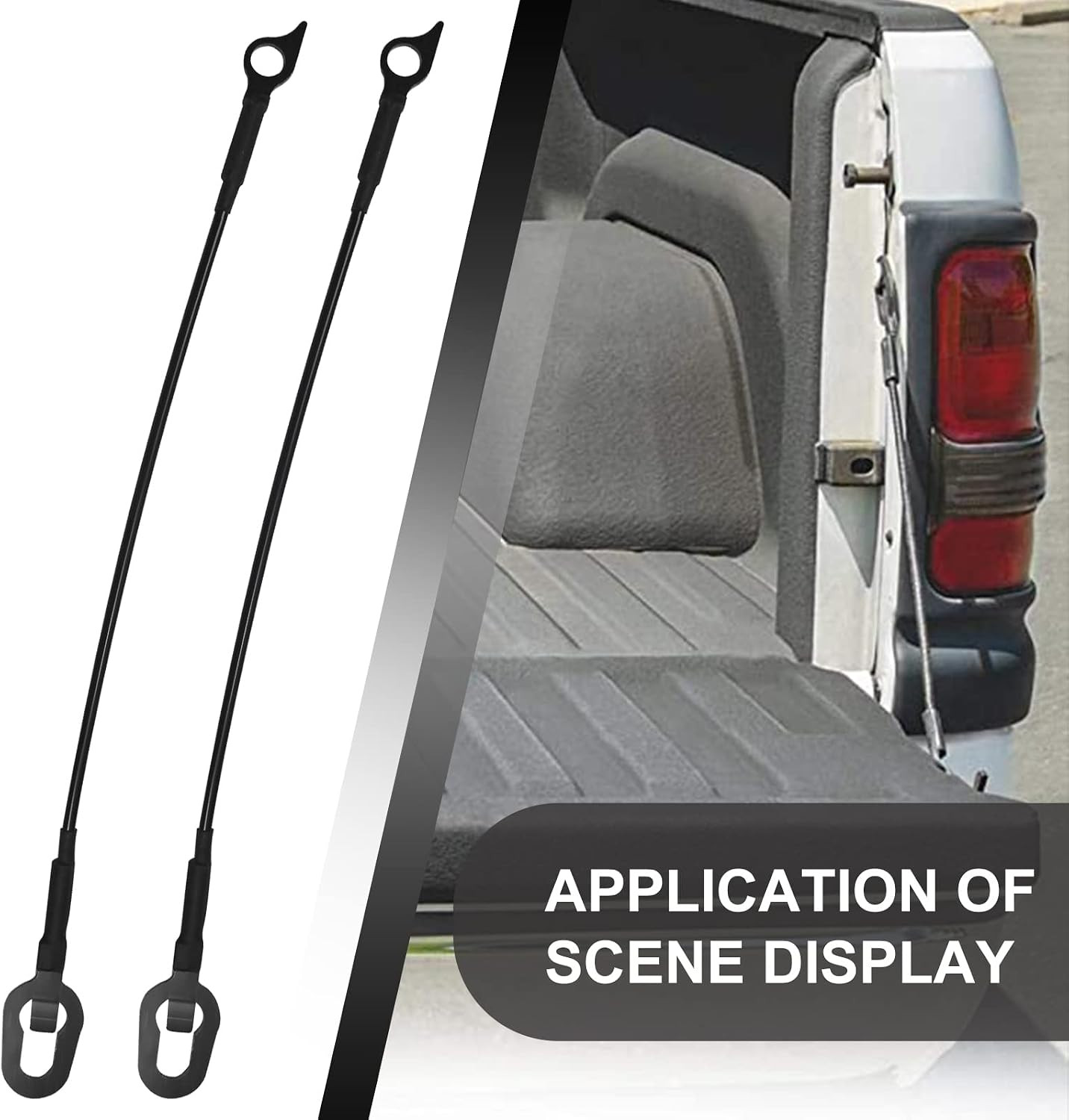 Tailgate Cable Strap Compatible with 1994-2002 Ram 1500 2500 3500 Pickup Truck R