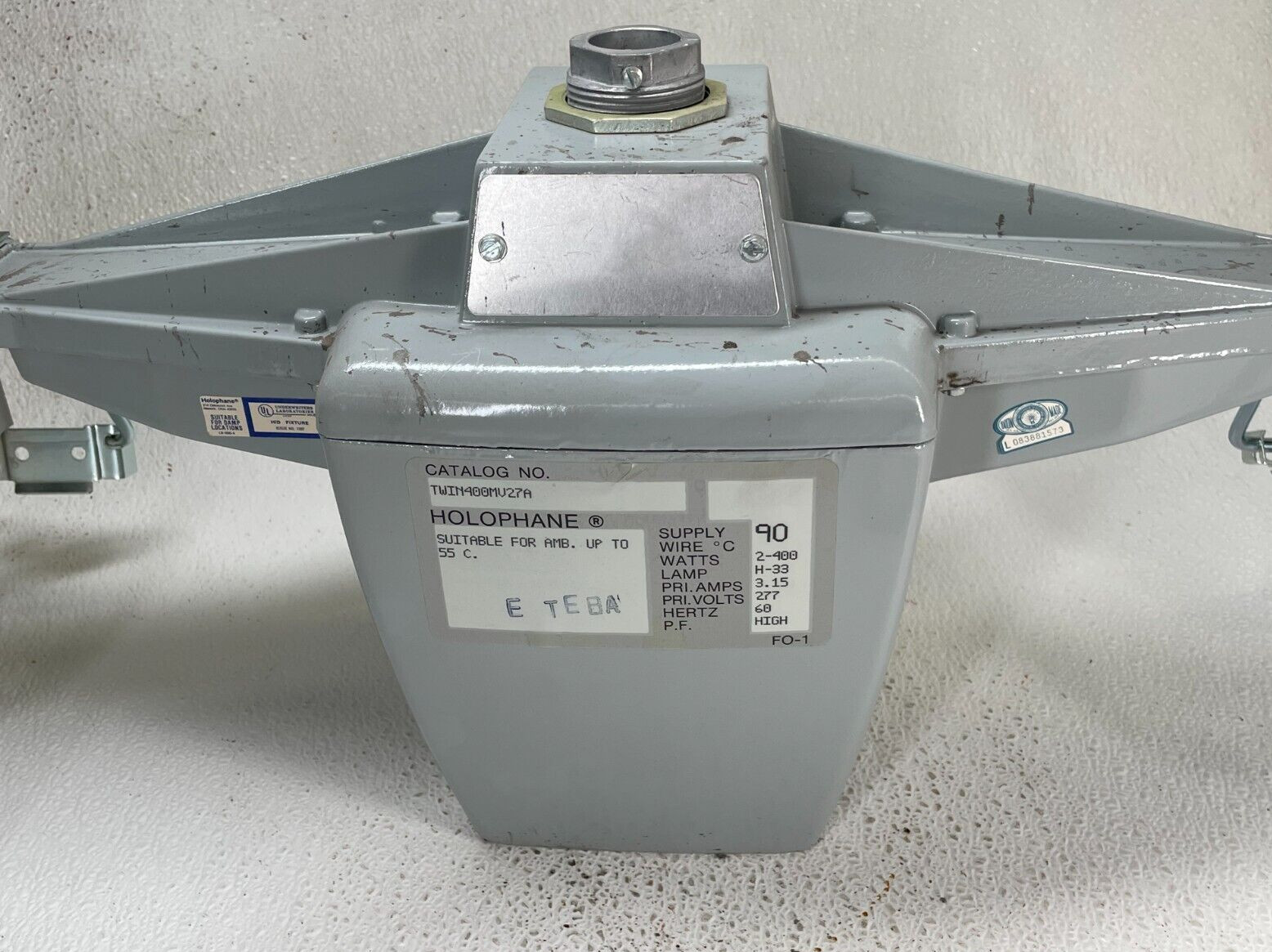 HOLOPHANE TWIN-400MV-27-A Twin Series High Bay, 277V, (2) 400W, 60Hz