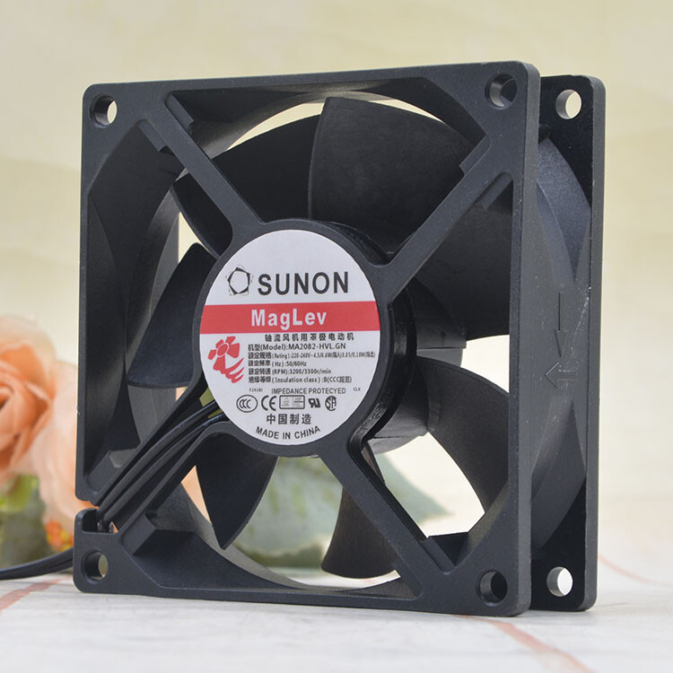 1pcs SUNON MA2082-HVL.GN 8025 220V 4.6W 8CM AC Fan Axial Fan