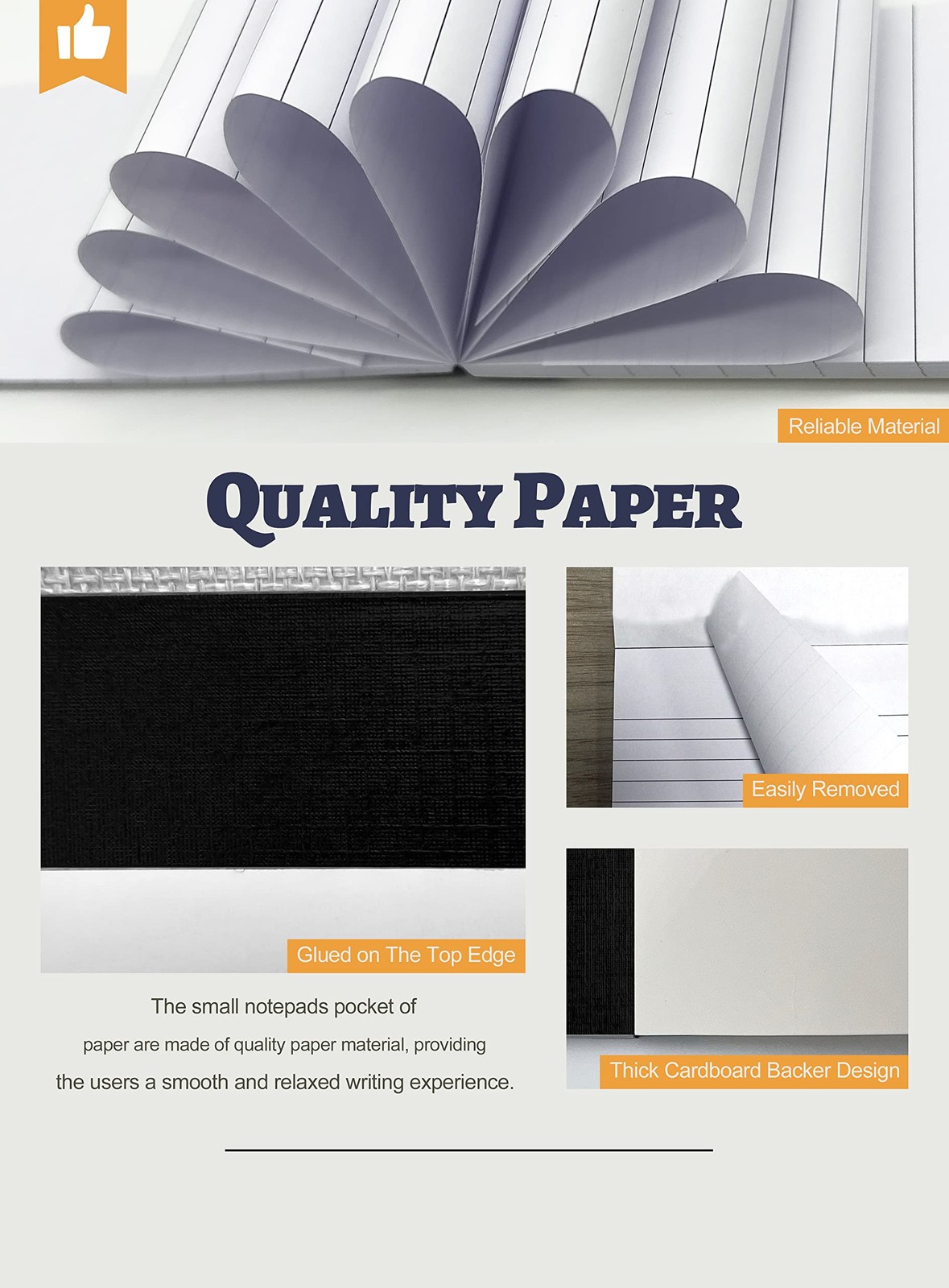 10 Pack Small Note Pads 3×5 Lined Writing 3 x 5 Inch, White