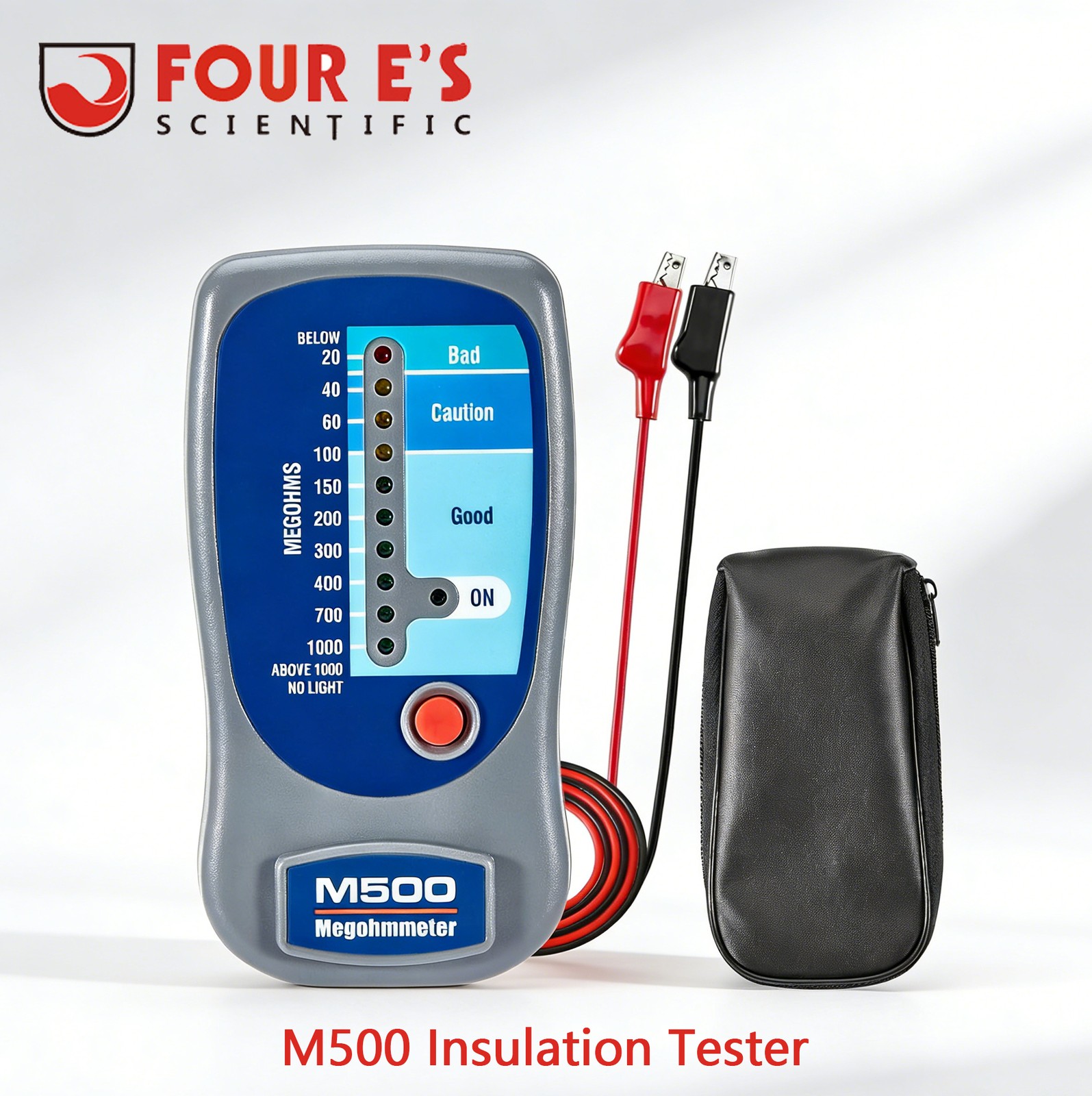 Insulation Resistance Tester M500 Electronic Megohmmeter up to 1000 Megohms New