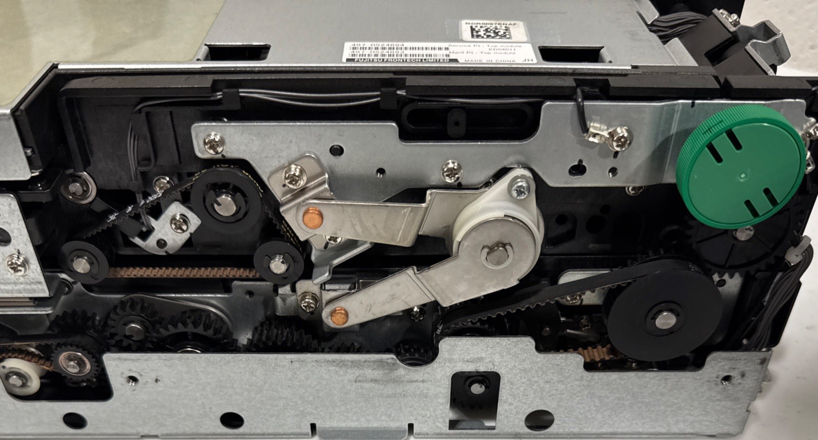 FUJITSU GSR50 CASH HANDLING TOP MODULE KD04011, 497-0524694