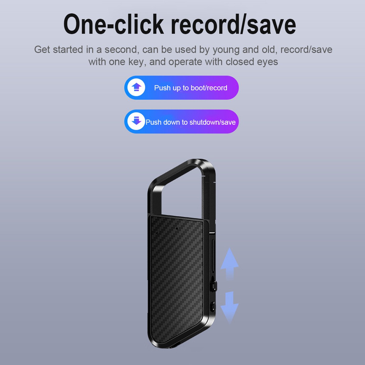 Mini Spy Hidden Audio Recorder Voice Activated Office Listening Device 128GB Su