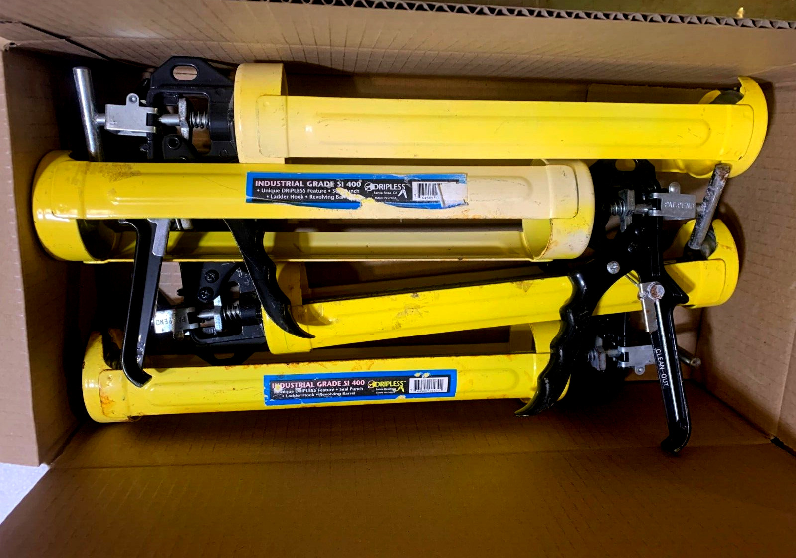 Quart caulk gun 2ea guns (Only $12.50 each) FREE SHIPPING New Old Stock USA