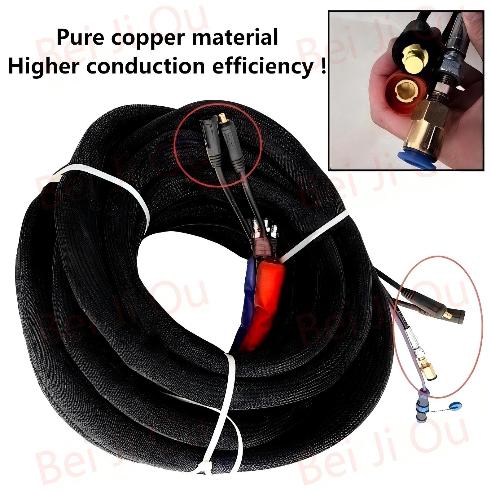 15M polyurethane PU foam hose / heated hose pipe for spray foam machines.