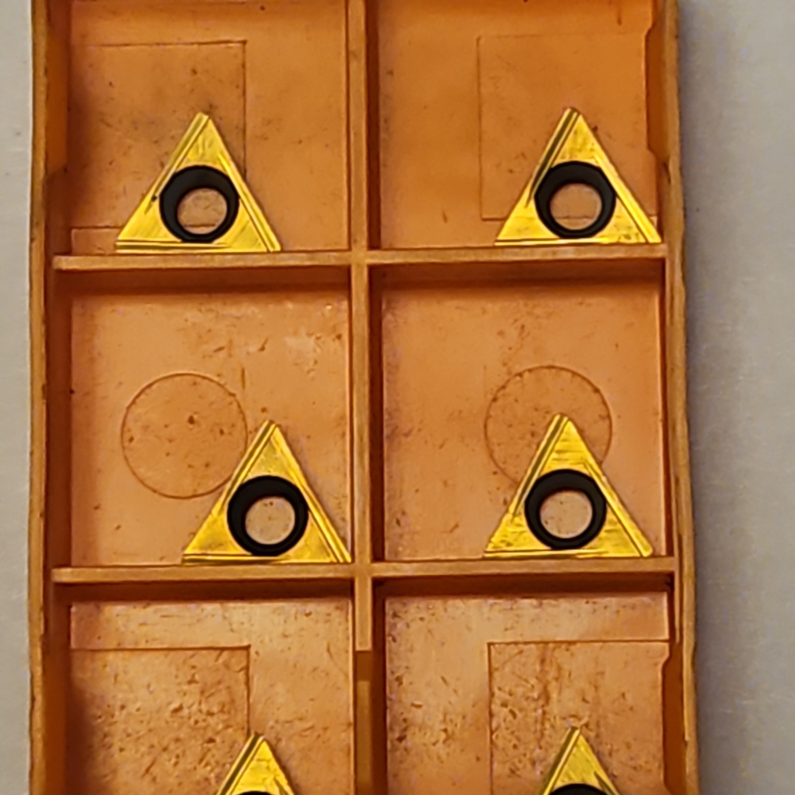 Hertel Boring Insert: TPCG221R HP520B, 9 NEW Solid Carbide.250′ BORING LOT902