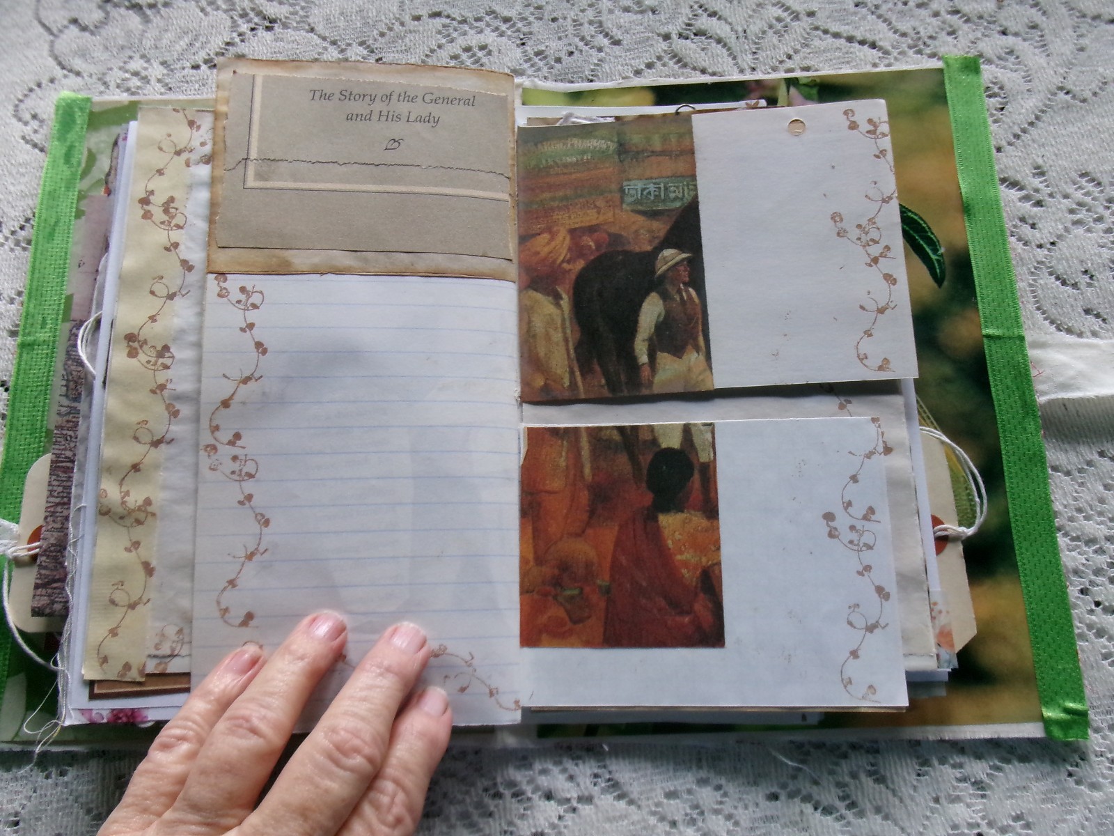 JUNK JOURNAL SIZE 7″ X 10″ APPROX. 120 PAGES