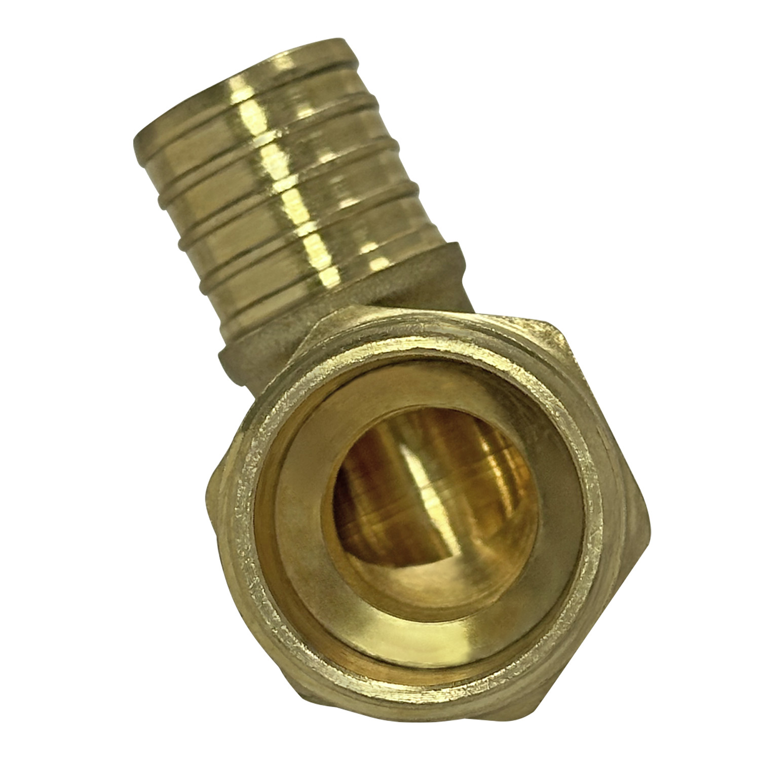 2 Pcs XFITTING Barb Crimp 1 Inch Pex X 1 Inch Male Threaded Elbow
