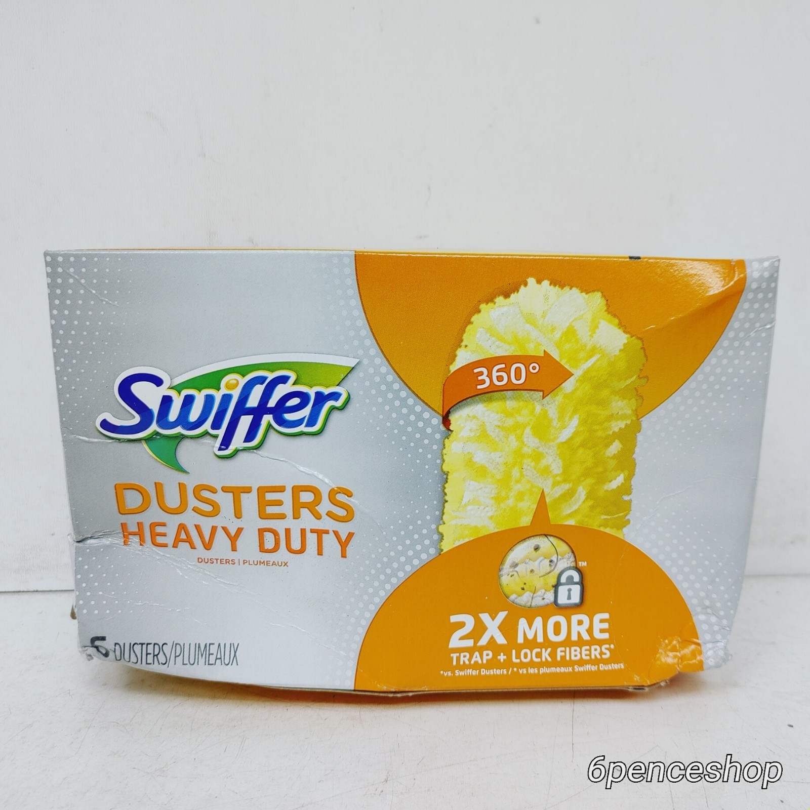 Deformed Box-Swiffer Heavy Duty Dust Lock Fiber Dusters Refill 6/BX