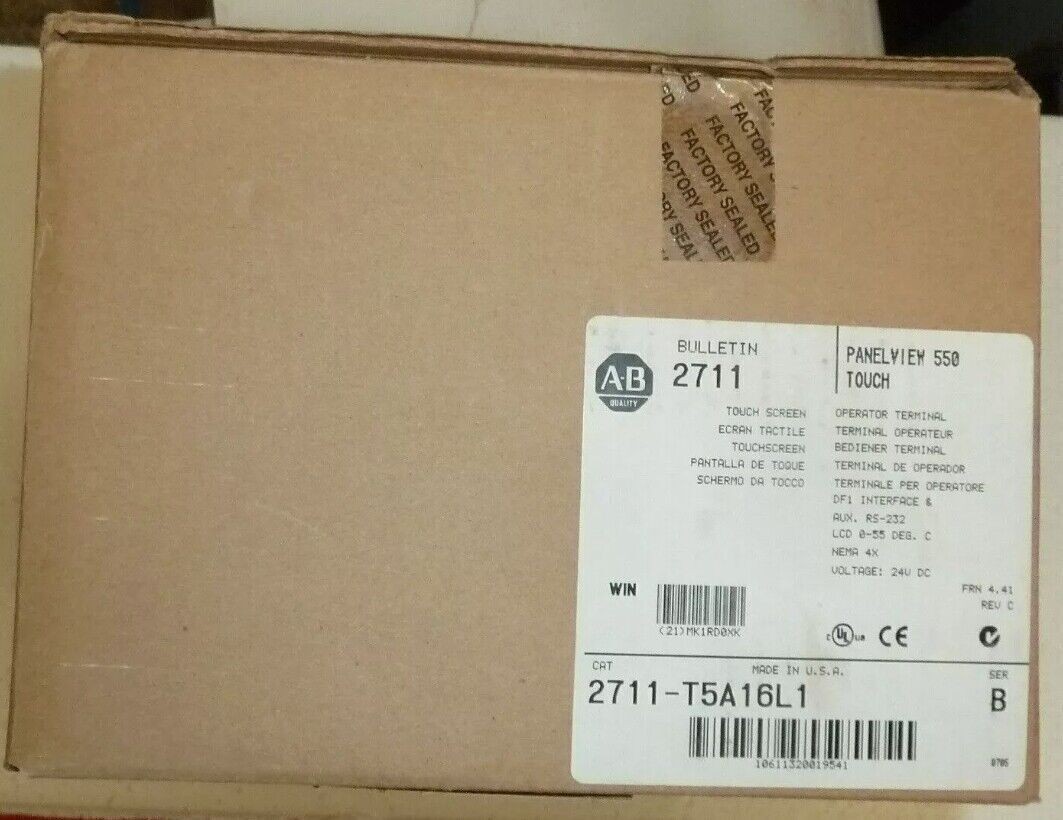 Brand New AB 2711-T5A16L1 AB PanelView Standard Terminal US Stock