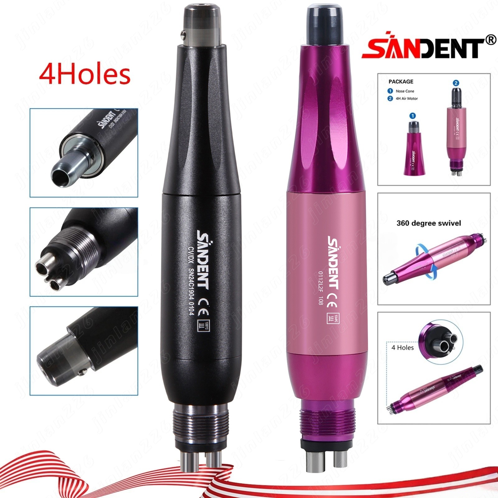 360° Swivel Dental Cordless Higiene Prophy Handpiece For Teeth Cleaning&Polising
