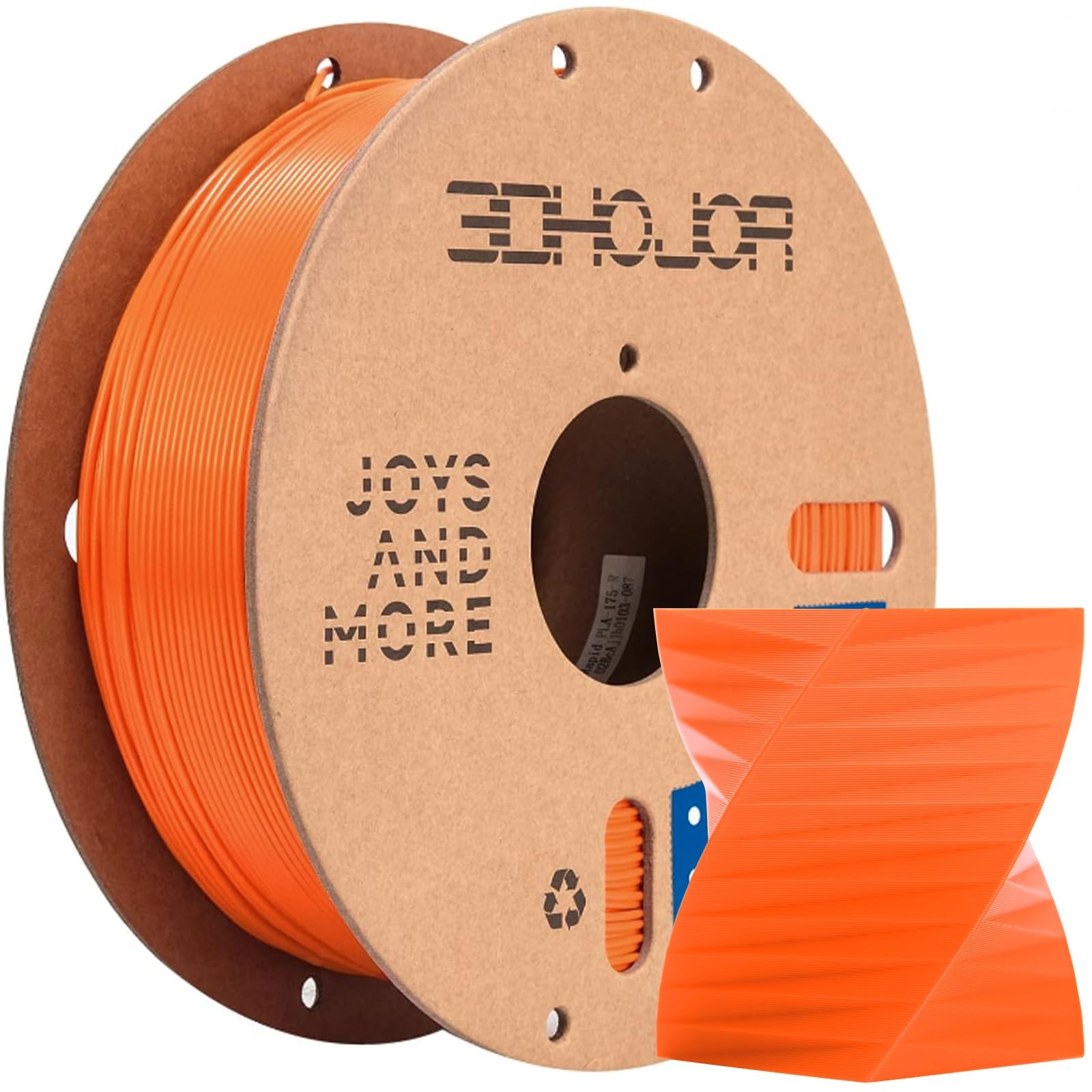 3DHoJor PLA High Speed Printer Filament 1.75mm 1kg 1.75 millimeters, Orange