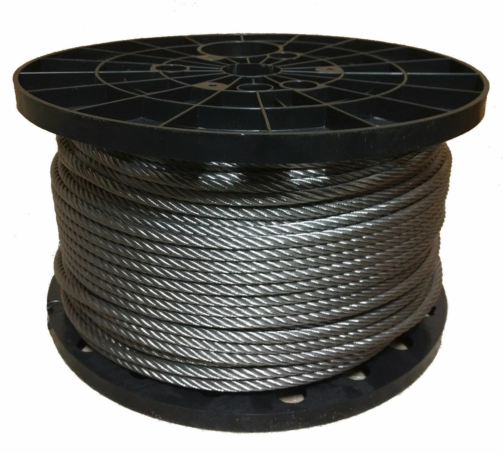 1/8″ Stainless Steel Aircraft Cable Wire Rope 7×19 Type 316 (750 Feet)