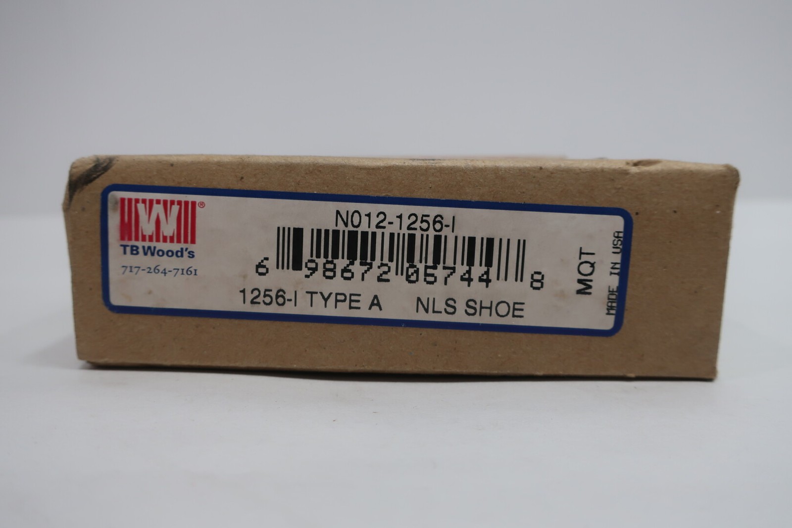 Tb Woods N012-1256-I Type A Nls Replacement Shoe