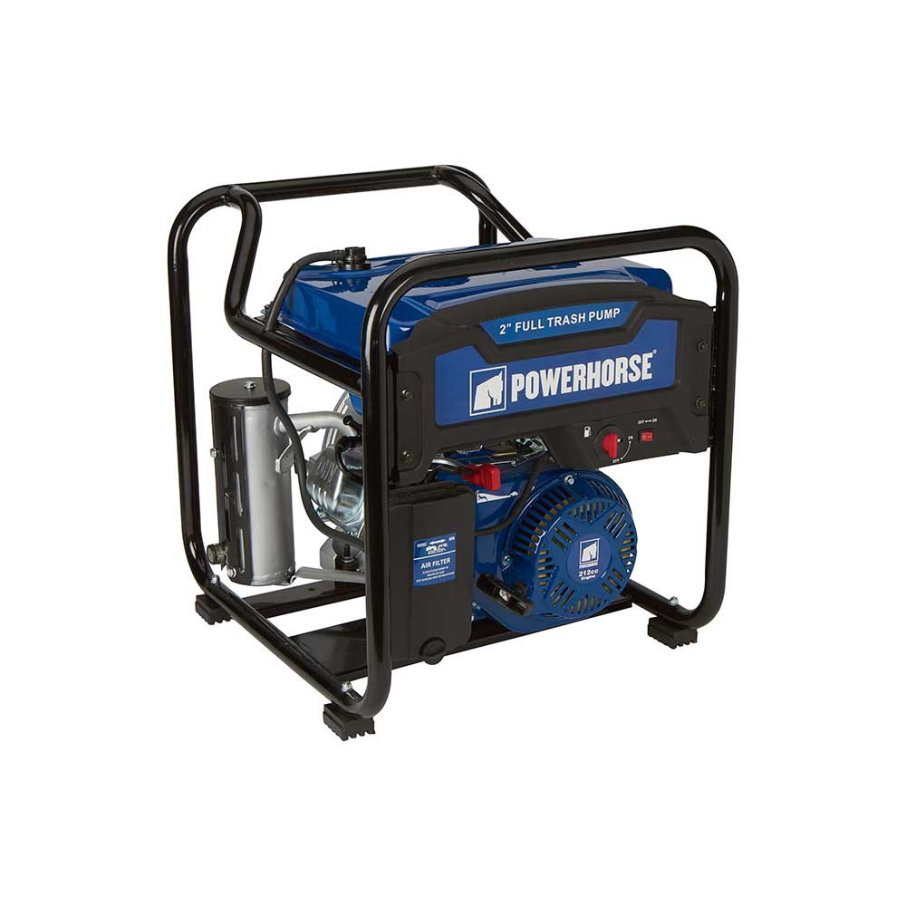 Powerhorse Trash Pump – Extended Run – 2 In. Npt – 183 GPM – 212cc 42 PSI – NEW