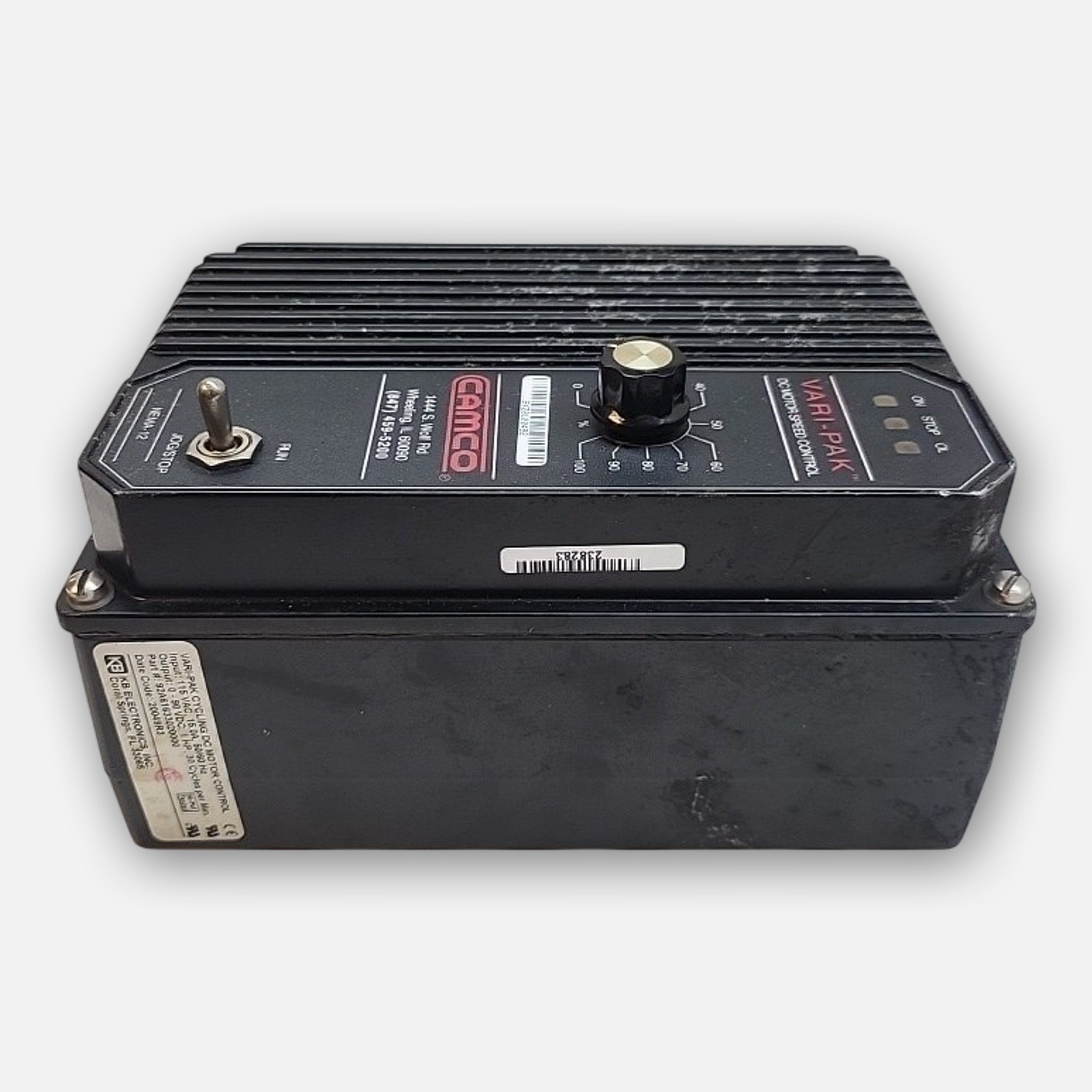CAMCO 92A61633020000 DC MOTOR CONTROL 115VAC 15.0A 50/60HZ