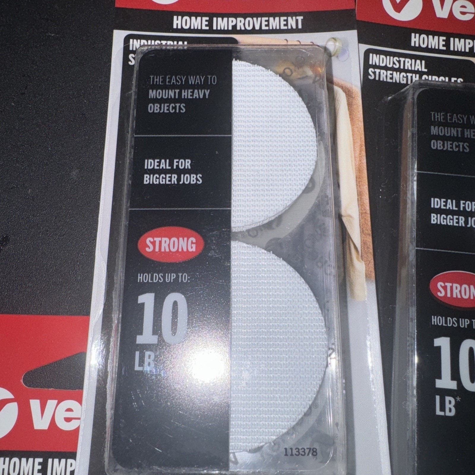 (5) Velcro 1-7/8 in. Industrial Strength White Coins (4-Pack)