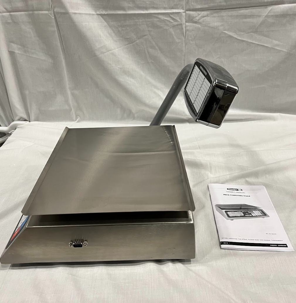 Tor Rey PC-80LT 80 lb. Digital Price Computing Scale with Tower, Legal for Trade