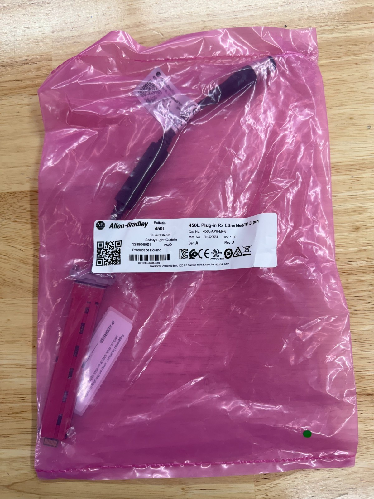 450L-APR-EN-8 – BRAND NEW – FACTORY SEALED Allen-Bradley (EtherNet/IP Receiver)