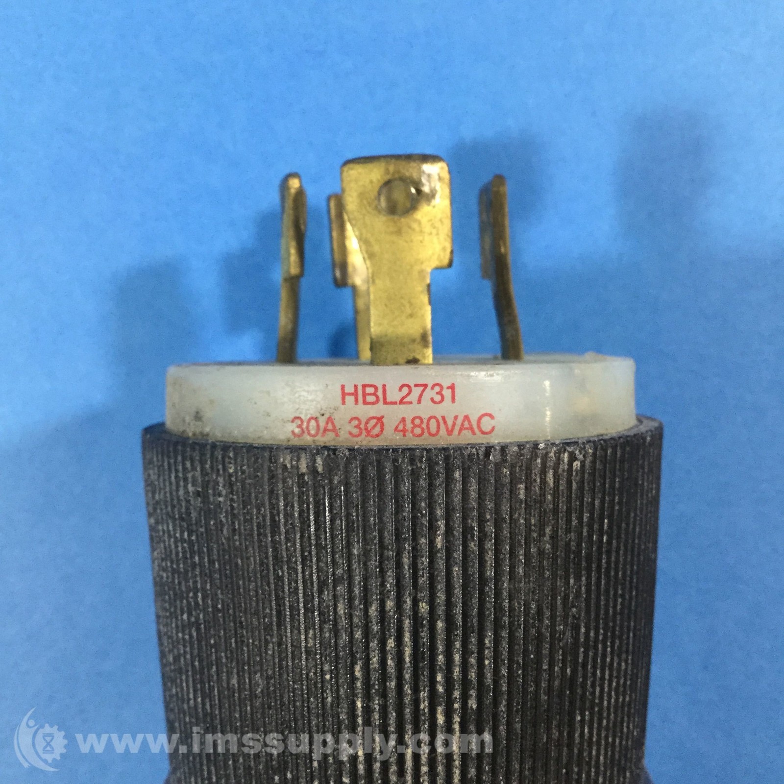 Hubbell HBL2731 30A 3-Phase Locking Plug USIP