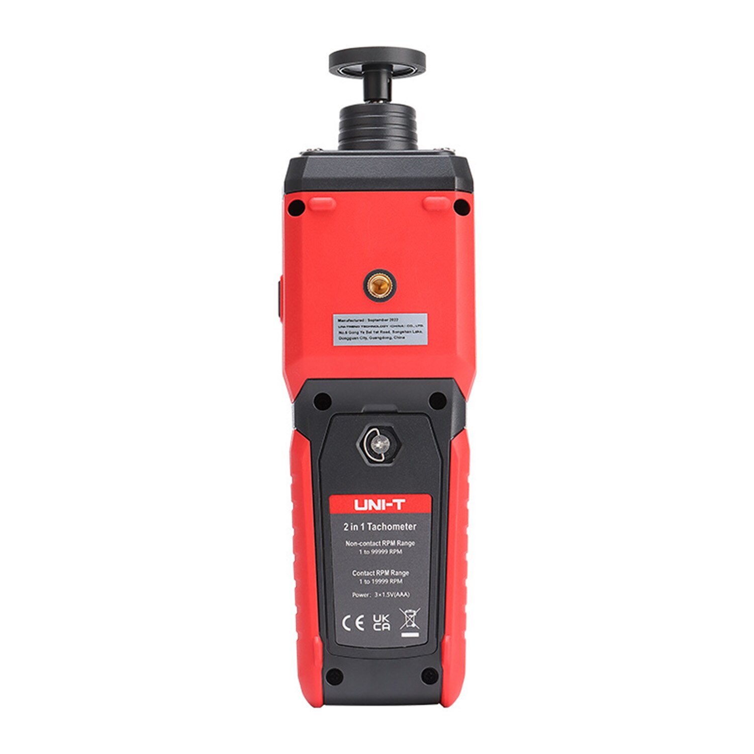 UNI-T UT372D 2-in-1 Tachometer Contact Non-contact measurements MAX/MIN/AVG/HOLD