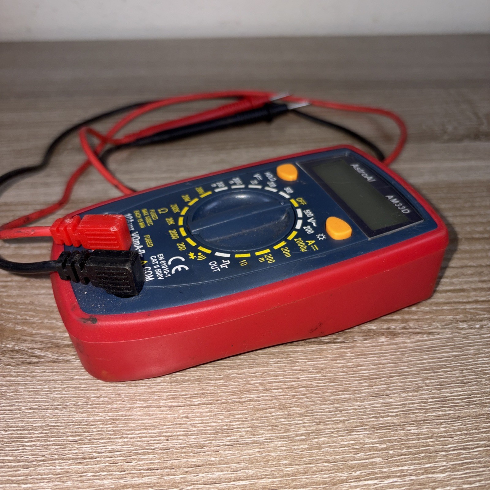 Astro AI AM33D 2000 Counts Digital Multimeter Tester AstroAI No Battery